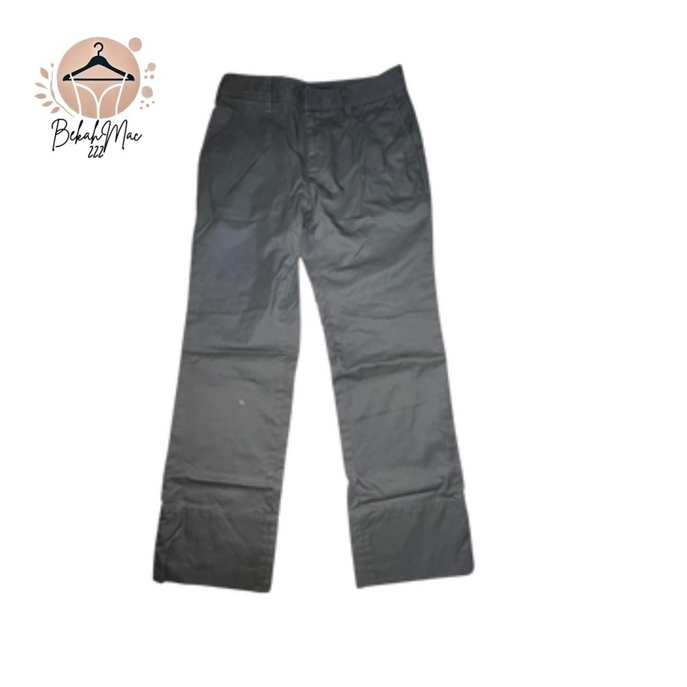 Banana Republic Green Cotton Pants, Size 4 - Elegant & Versatile
